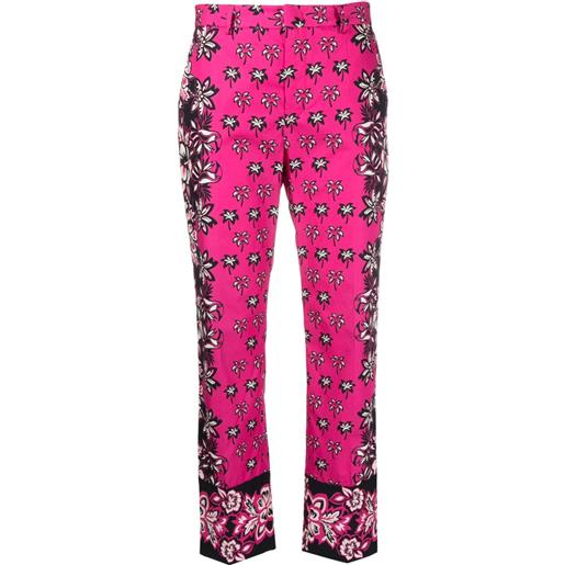 RED Valentino pantaloni con stampa - rosa