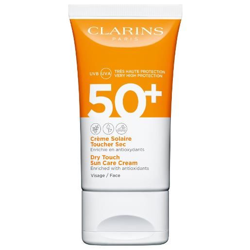 Clarins crème solaire toucher sec spf 50 + 50 ml