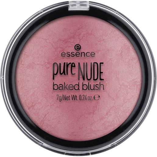 Essence trucco del viso rouge pure nude baked blush 03 goldy cassis