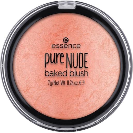 Essence trucco del viso rouge pure nude baked blush 05 pretty peach