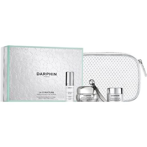 Darphin cofanetto la structure stimulskin plus luxe set con siero + contorno occhi e labbra + crema