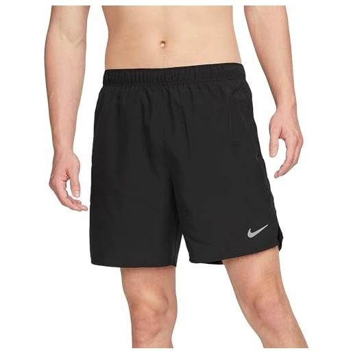 Nike df challenger pantaloncini, nero/nero/nero/reflective s, xxl uomo