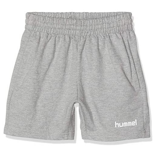 hummel hmlgo kids cotton bermuda shorts color: grey melange_talla: 140