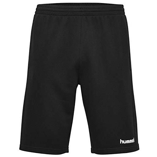 hummel hmlgo kids cotton bermuda shorts color: black_talla: 128