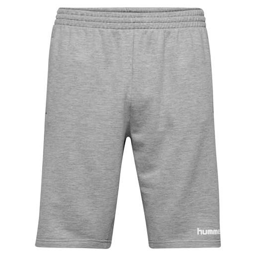 hummel hmlgo kids cotton bermuda shorts color: grey melange_talla: 116