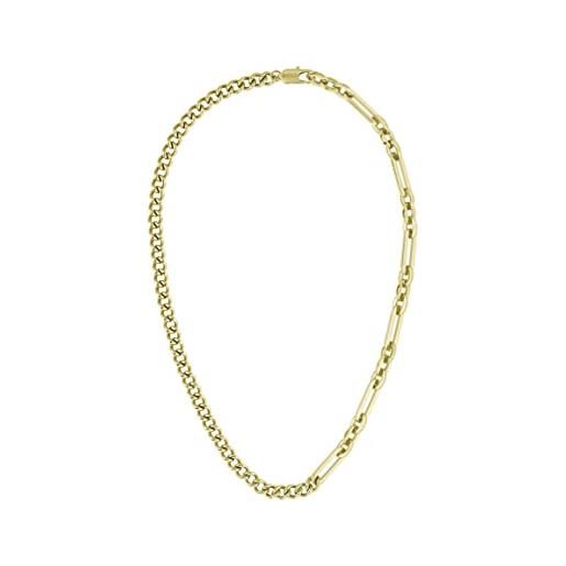BOSS jewelry collana a catena da uomo collezione mattini in acciaio inossidabile, oro (yellow gold), taglia unica