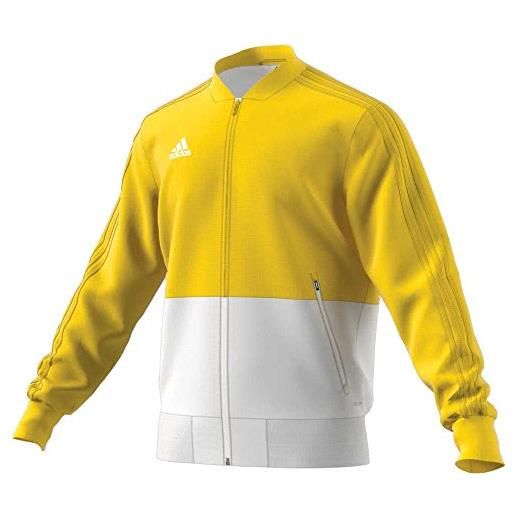 adidas con18 pre jkt giacca, uomo, giallo - (amaril/blanco), s