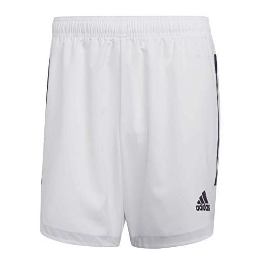 Adidas condivo 20 shorts, pantaloncini sportivi uomo, bianco (white/black), s