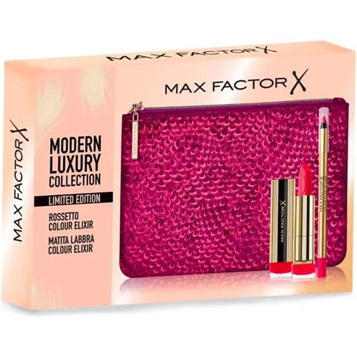 Amicafarmacia max factor kit makeup labbra perfette versione bordeaux 1 gift set