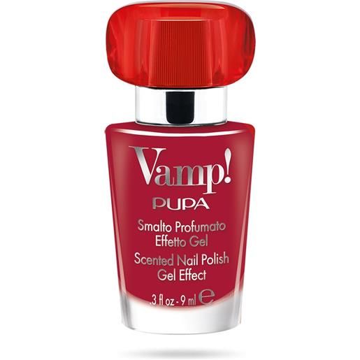 Pupa vamp smalto profumato effetto gel 212 loving red 9ml