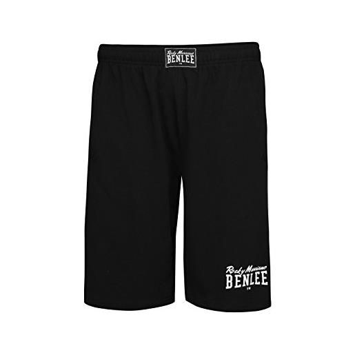 Ben Lee rocky marciano basic short, pantaloncini sportivi, nero, l