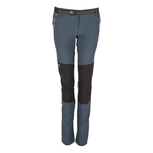 Ternua pantalon upright pant w, donna, grigio (mousse grey), l