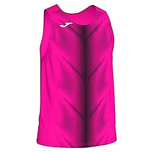 Joma 101348.031.4xs-3xs, t-shirt boy's, rosa fluorescente/nero