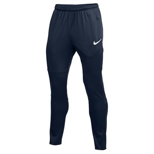 Nike m nk dry park20 pant kp, pantaloni uomo, black/black/white, 2xl