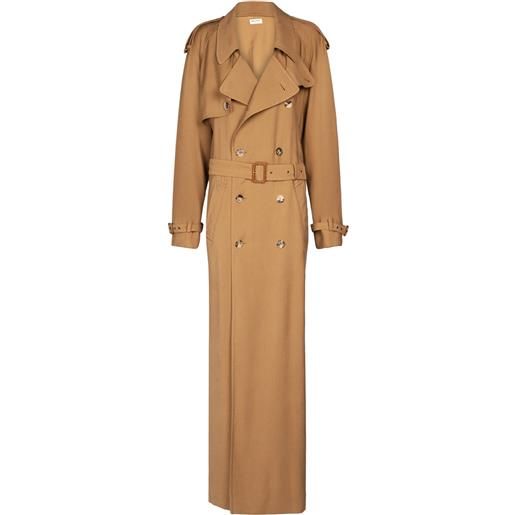 SAINT LAURENT trench in twill
