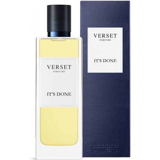 Verset parfums it's done profumo uomo, 50ml