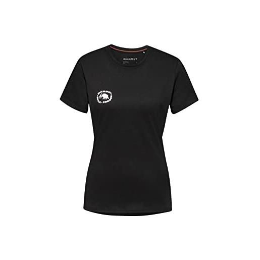 Mammut fune-maglietta da donna con cordini, t-shirt, nero, m