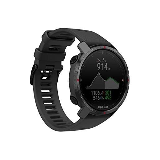 Polar grit x pro - smartwatch sportivo con gps - robustezza di livello militare, vetro zaffiro, frequenza cardiaca dal polso, navigazione - eccellente per sport outdoor, trail running, hiking