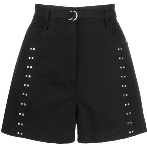 IRO shorts con borchie - nero