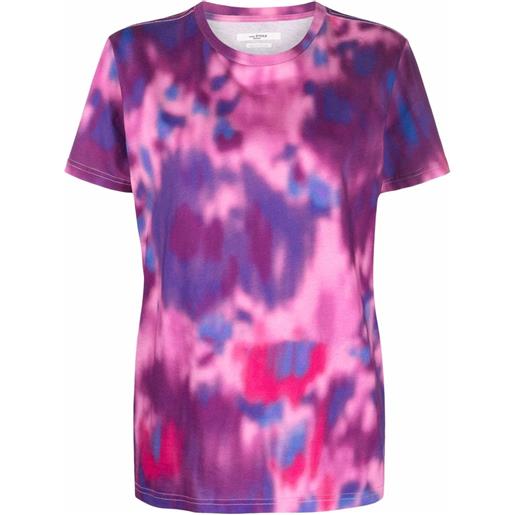 MARANT ÉTOILE t-shirt con fantasia tie-dye - viola