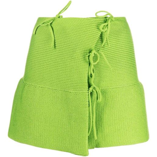 A. ROEGE HOVE minigonna emma con decorazione - verde