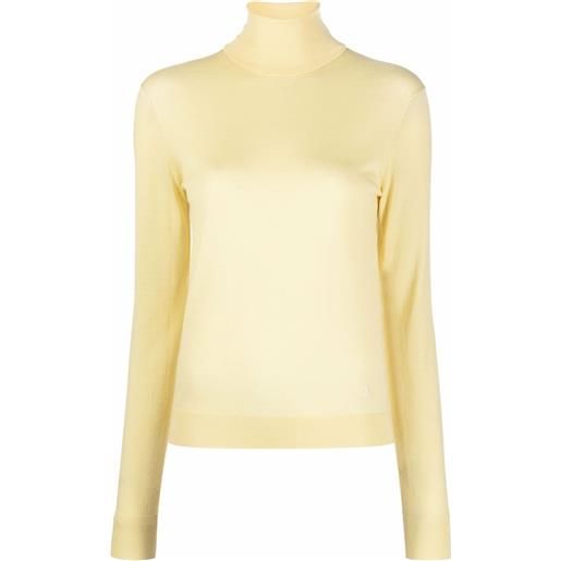 Jil Sander maglione a collo alto - giallo