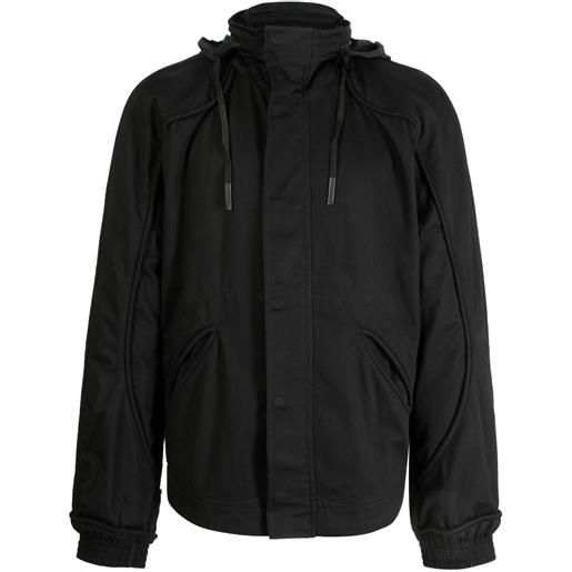 MCQ giacca con cappuccio - nero