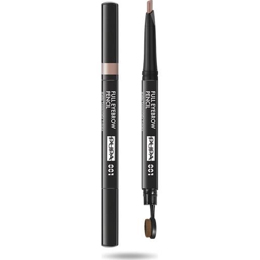 Pupa full eyebrow pencil pencil dark brown 003