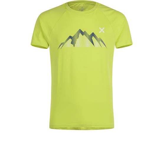 MONTURA summit t-shirt 4786 verde lime/blu cenere