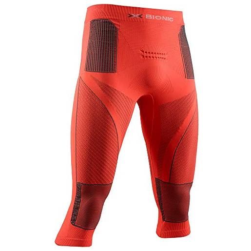 X-Bionic energy accumulator 4.0 3/4, pantaloni funzionali uomo, sunset orange/anthracite, xl
