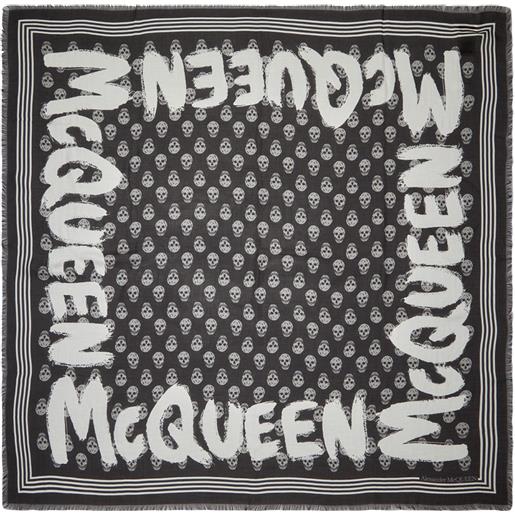 ALEXANDER MCQUEEN foulard in modal con logo