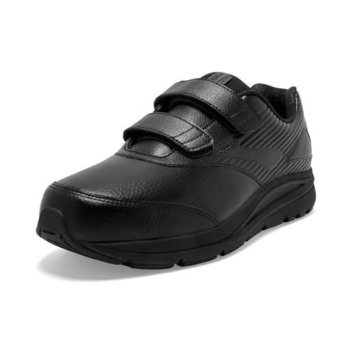 Brooks addiction walker v-strap 2, scarpe da trekking uomo, nero/nero, 45 eu
