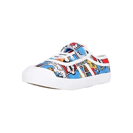 Kawasaki cartoon kids shoe w/elastic, scarpe da ginnastica, 2084 strong blue, 28 eu