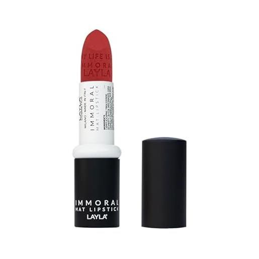 LAYLA immoral mat lipstick n. 13 coral resin