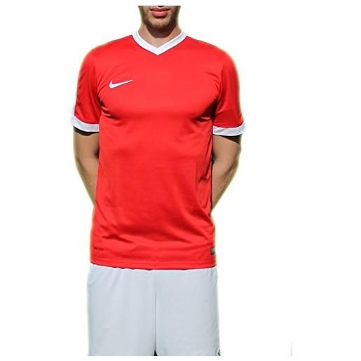 Nike striker iv, maglietta a manica corta, uomo, rosso (university red/white), xxl