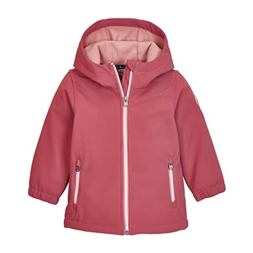 first instinct by killtec bambini giacca softshell/giacca outdoor con cappuccio fios 18 mns sftshll jckt, light coral, 86, 39590-000