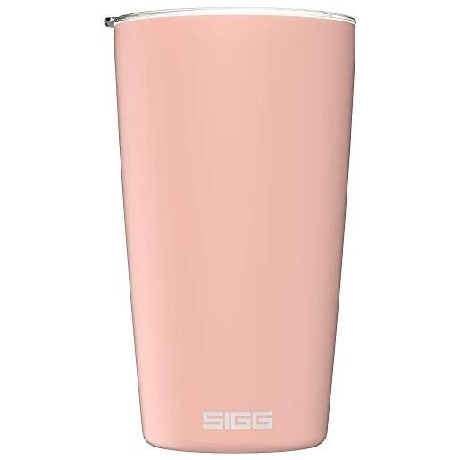 Sigg - travel mug - neso pure ceram - coperchio in tritan - lavabile in lavastoviglie - leggera - senza bpa - in acciaio inox 18/8 - 0,3l / 0,4l