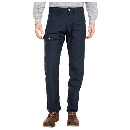 Fjallraven greenland jeans m long pantaloni sportivi, uomo, dark navy, 56