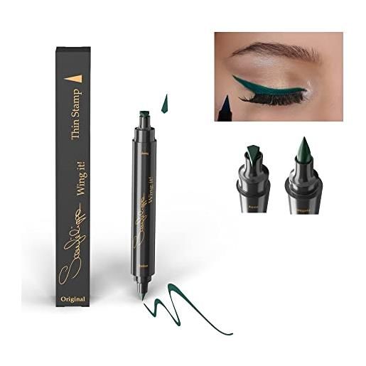 Sanfilippo wing it!Eyeliner and eye wing stamp- eyeliner con stampino- stampino piccolo forrest