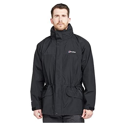 Berghaus cornice jacket interactive giacca impermeabile, uomo, black, m