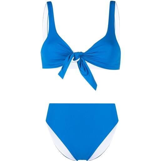 Fisico set bikini reversibile - blu