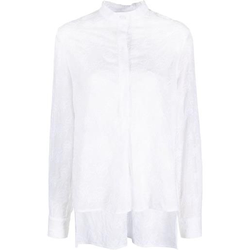 Genny camicia con ricamo - bianco