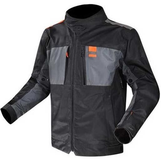 Ls2 Textil titanium jacket nero 4xl uomo