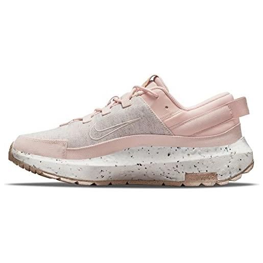 Nike crater remixa, women's shoe donna, pink oxford/cream ii-summit white-white, 36.5 eu
