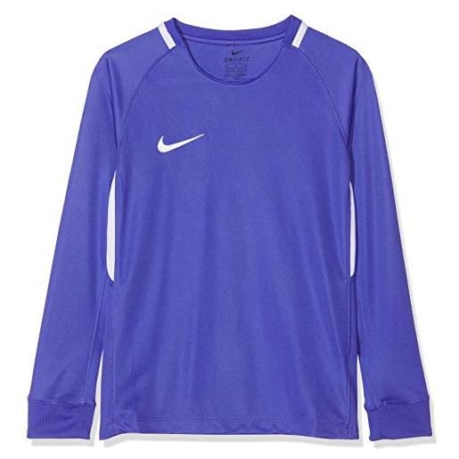 Nike park iii goalie, maglietta manica lunga unisex bambini, blu (photo blue/white/white/white), s