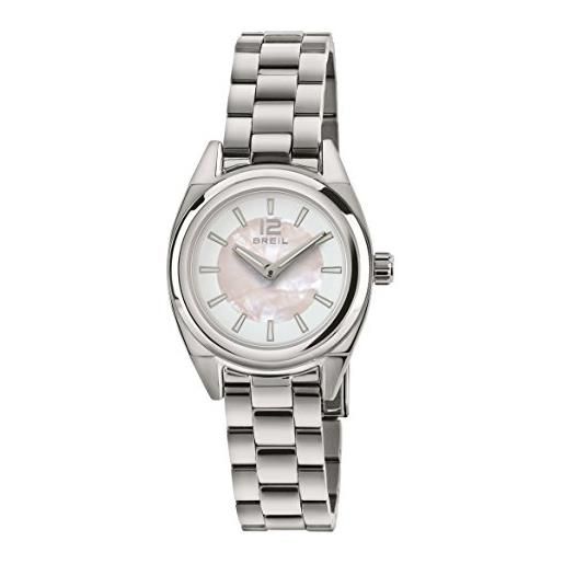 Breil orologio donna master quadrante madreperla bianco movimento solo tempo - 2h quarzo e bracciale acciaio tw1536