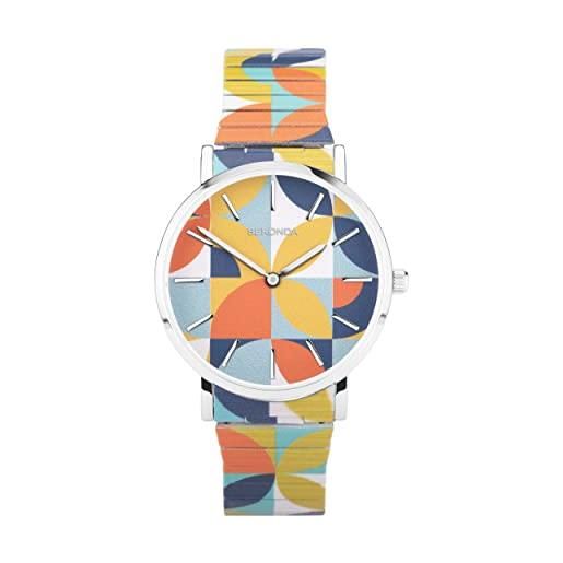 Sekonda maxima - orologio da donna in acciaio inox, con espansione, multicolore