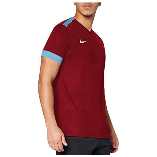 Nike park derby ii ss, t-shirt uomo, team red university blue/(white), m