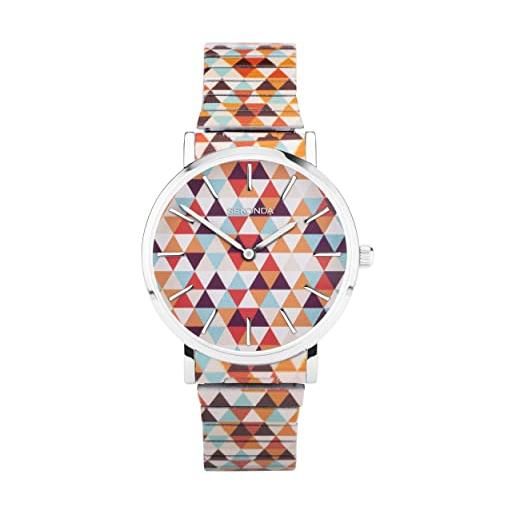 Sekonda maxima - orologio da donna in acciaio inox, con espansione, multicolore