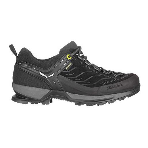 SALEWA ms mountain trainer gore-tex, scarpe da arrampicata alta uomo, black/black, 45 eu